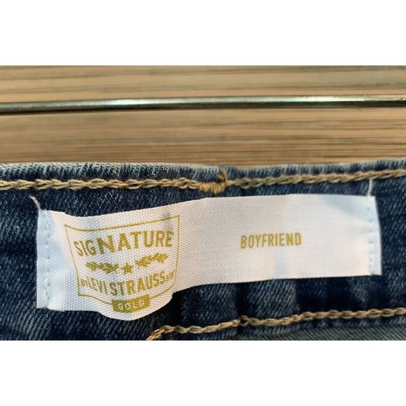LEVI STRAUSS GOLD Signature Boyfriend Denim Crop Stretch Jeans Women's Sz 11 /30 - Picture 10 of 10